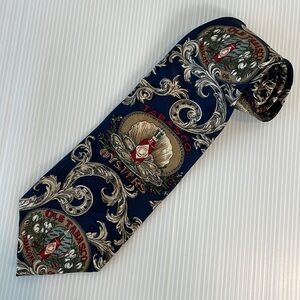 Tabasco sauce funny elegant vintage silk men’s tie